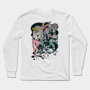 Zombie pajamas party Long Sleeve T-Shirt